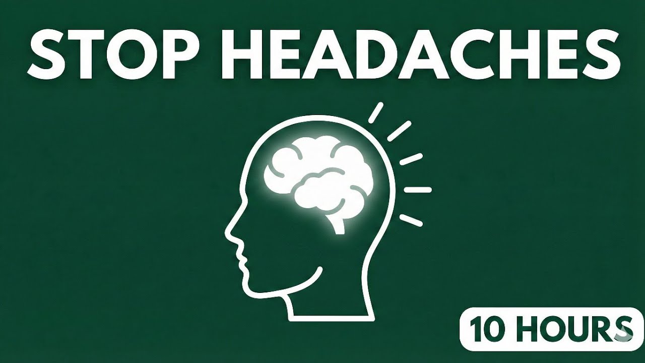 Green Light Therapy for Migraines & Headaches (10 Hours) | Eye Strain Relief (no sound)