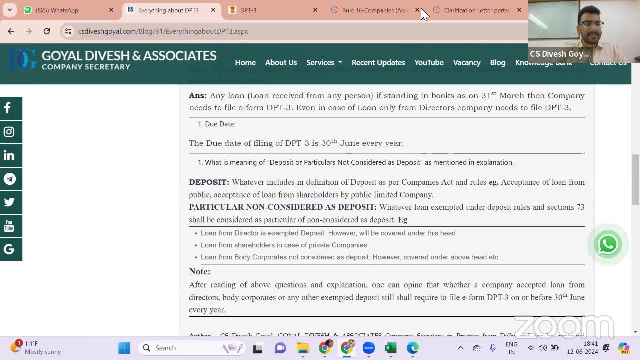 Webinar on DPT-3