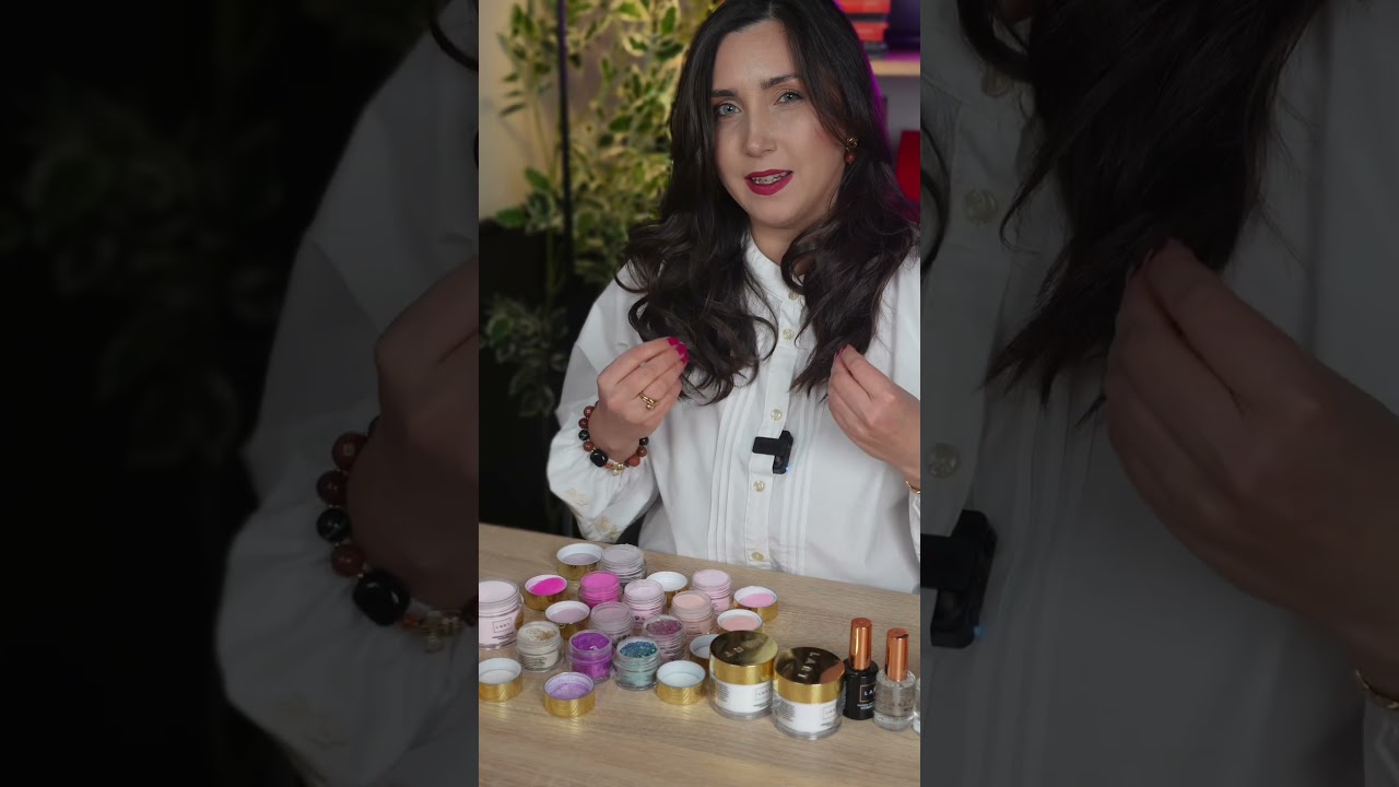 Secvențe din cursul de manichiură cu pudră organică. Dipping Powder Nails. 