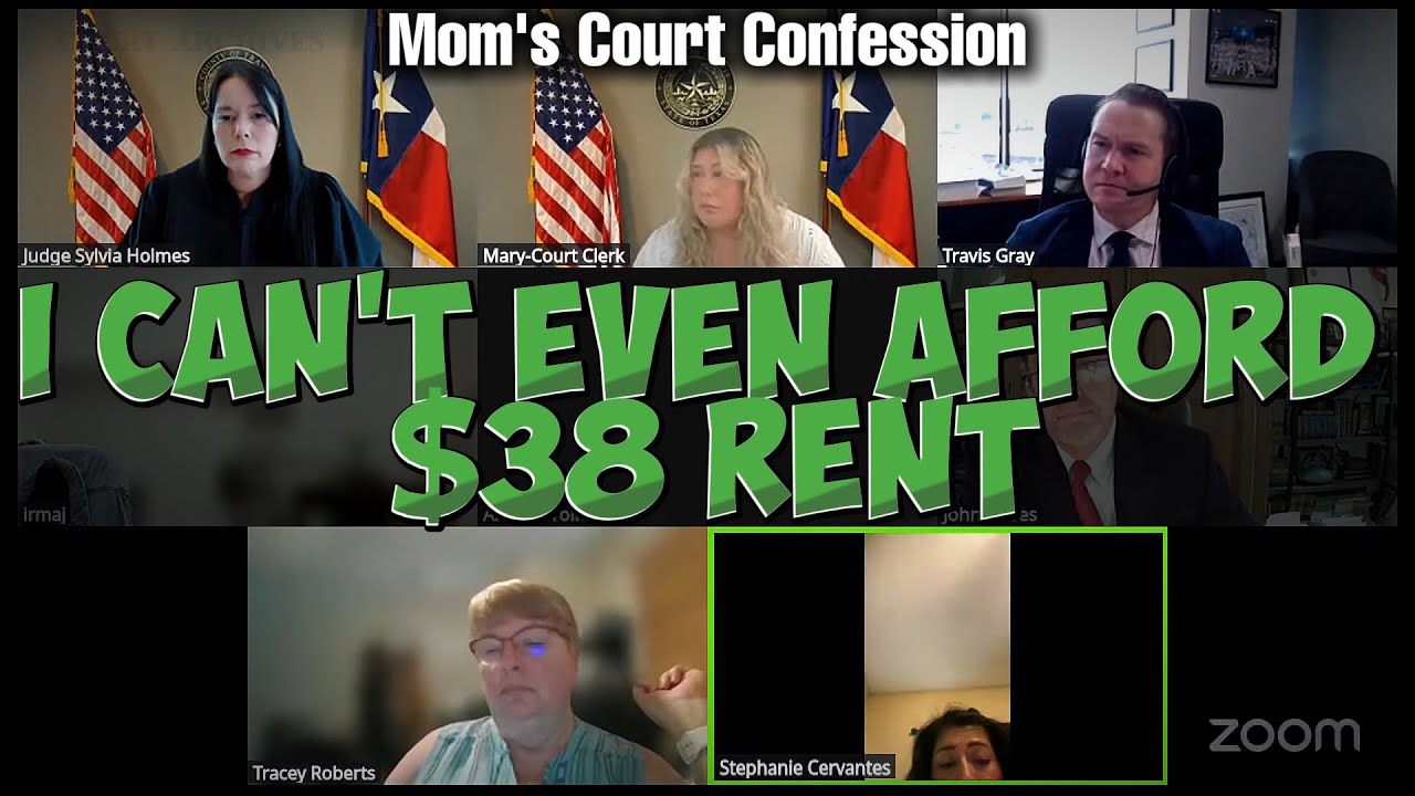 I Can't Even Afford $38 Rent - Mom's Court Confession