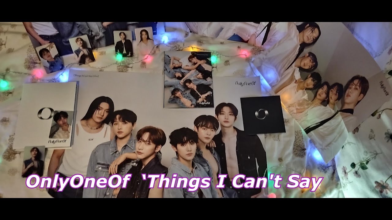 Unboxing Kpop OnlyOneOf ‘Things I Can't Say LOve’ albums