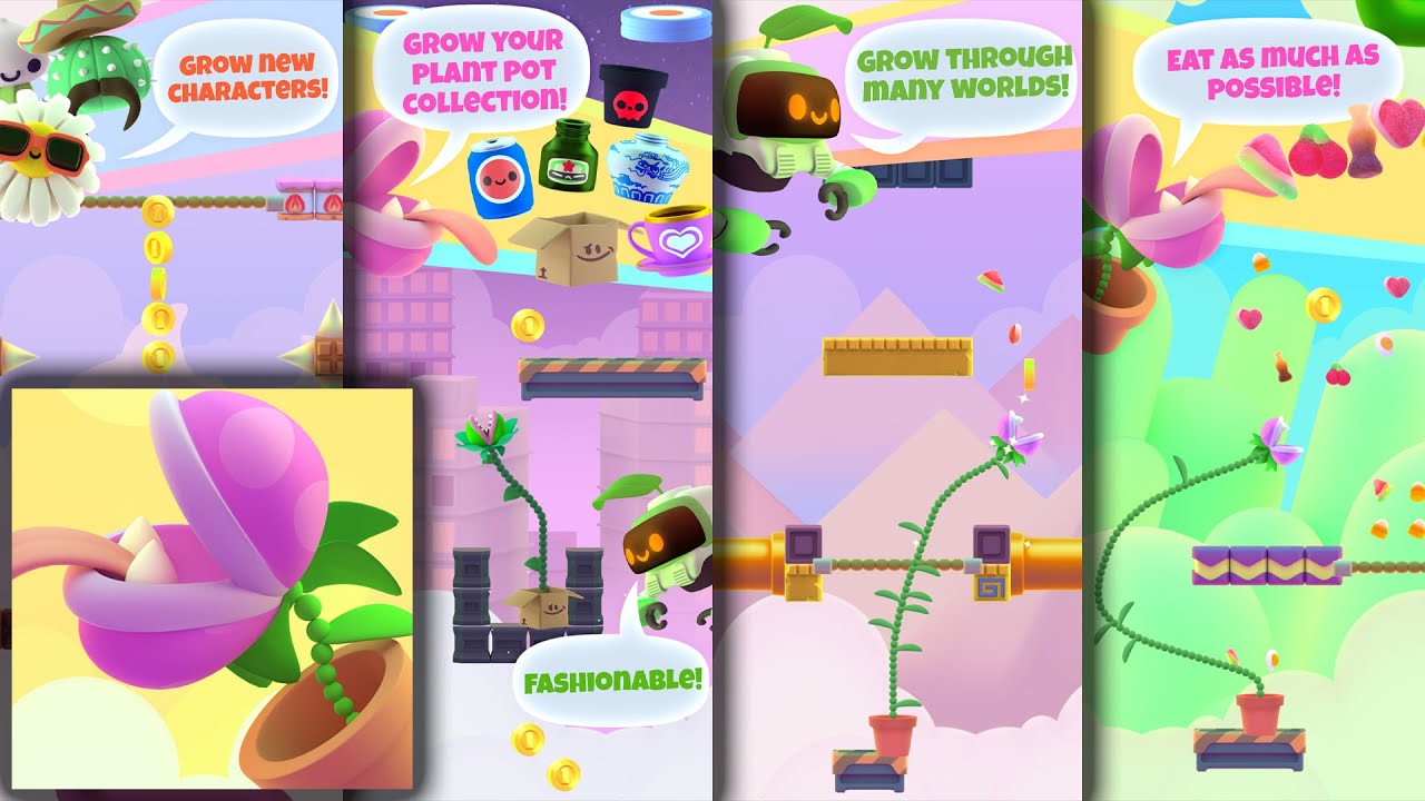 Nom Plant [1080p 60, iPhone XR Gameplay]