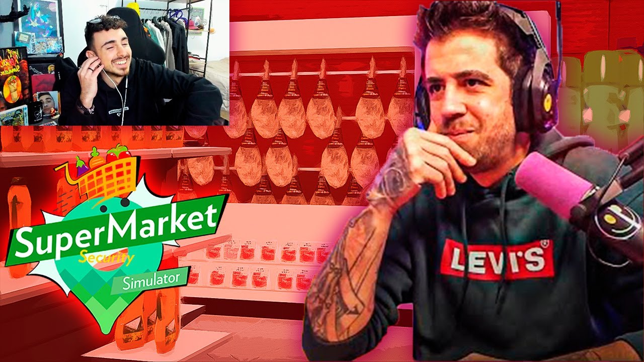 AURONPLAY JUEGA A MI JUEGO 🛒SUPERMARKET SECURITY SIMULATOR
