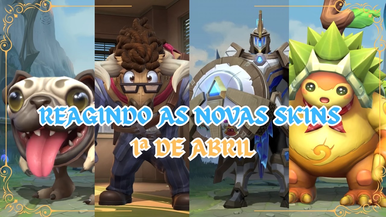 REACT: SKINS 1ª DE ABRIL - WILD RIFT