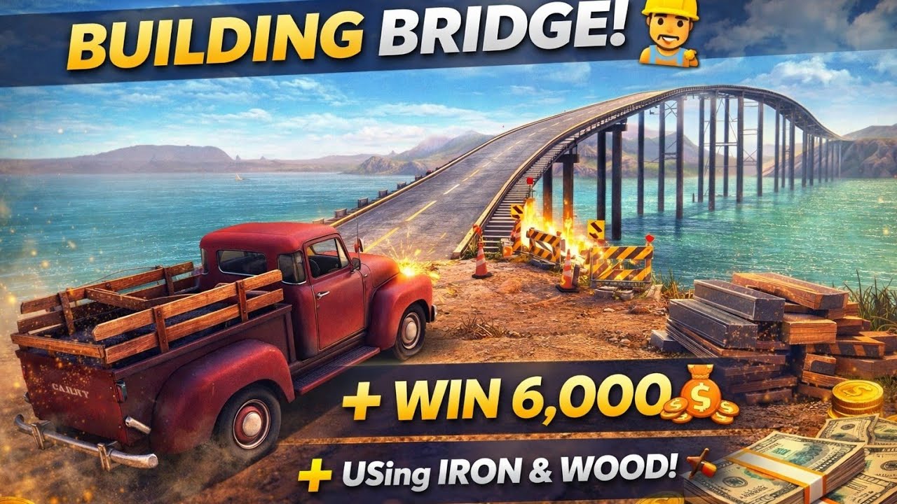 Building a Bridge Using Iron & Wood 😱🌉 | OTR Offroading | Best Open World Games