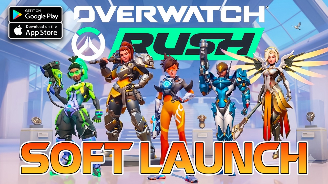 Overwatch Rush - Soft Launch Gameplay (Android/iOS)