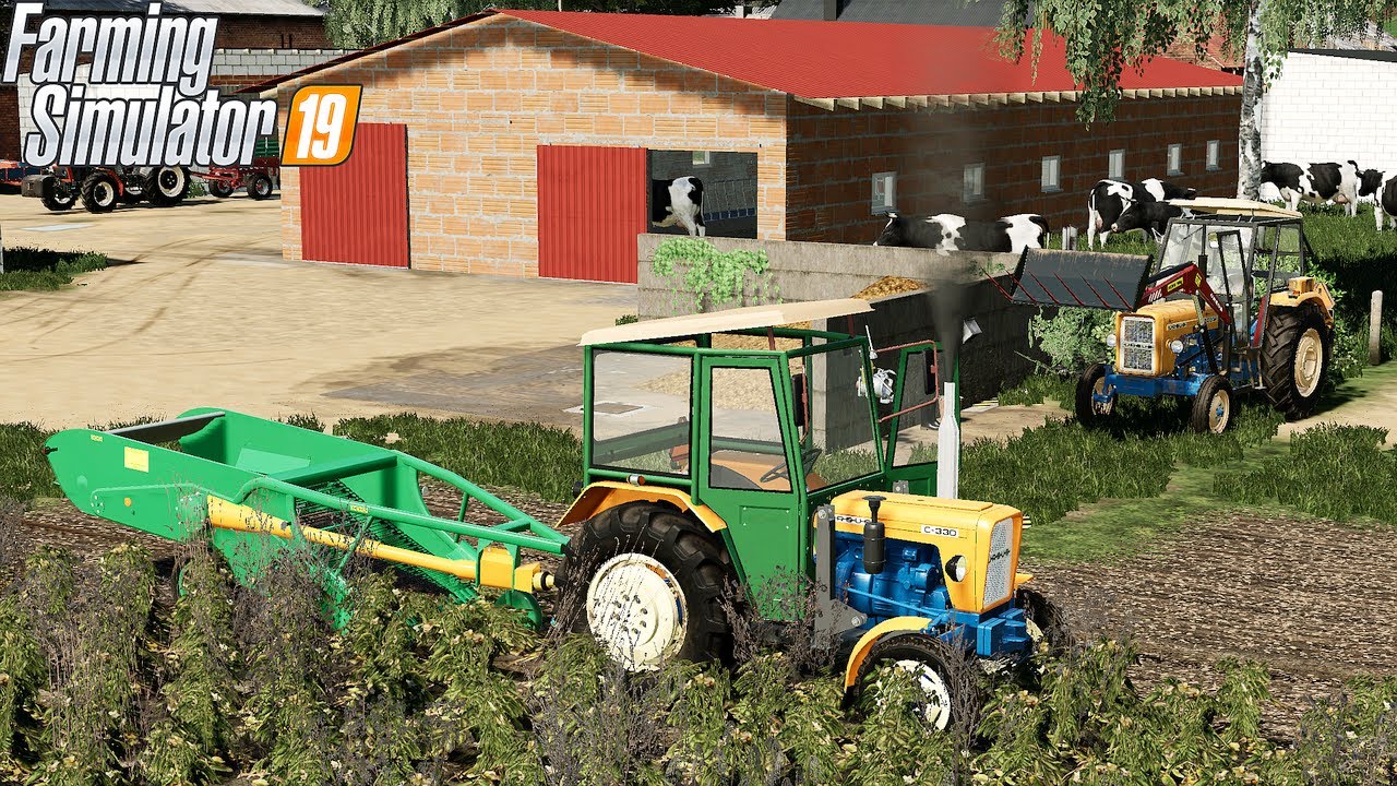 FS 19 |OLD FARM| Digging, washing and sorting potatoes. | Timelapse #88