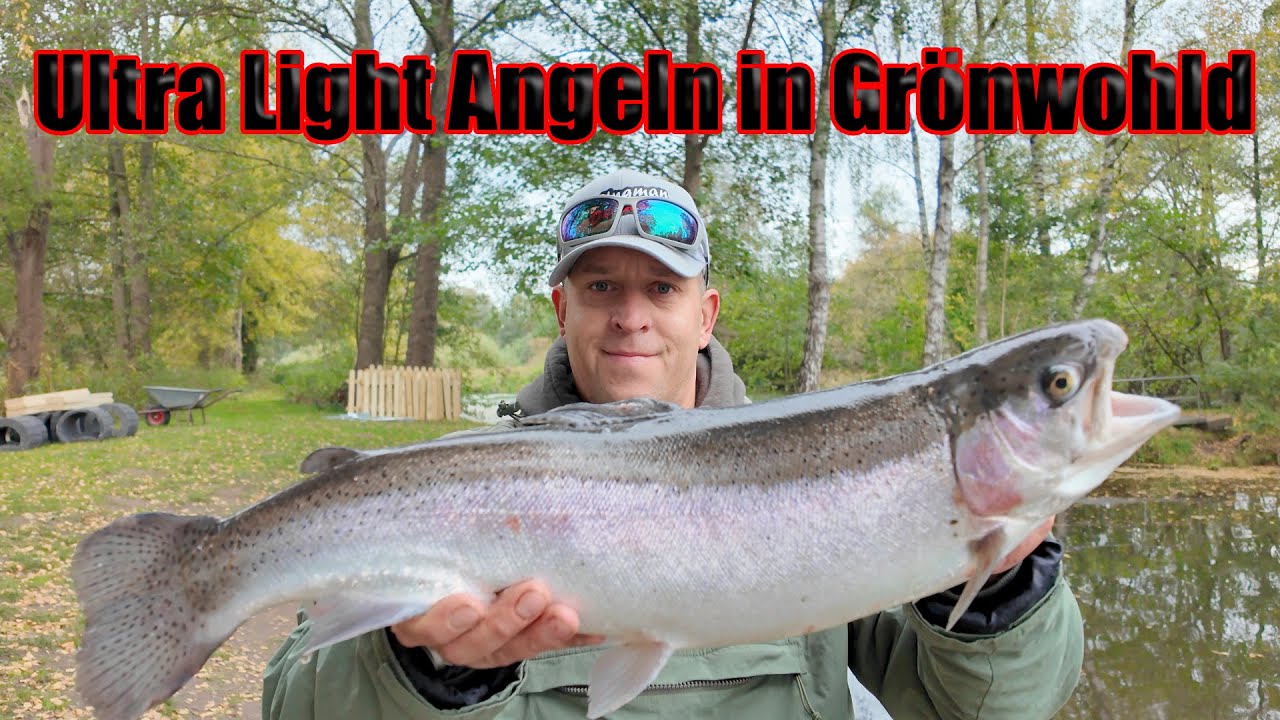 Ultra Light Angeln in Gröhnwold #troutfishing #ultralightfishing #angel