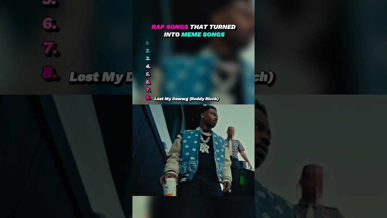 Rap Songs That Turned Into Meme Songs! #rap #songs #memes #funny