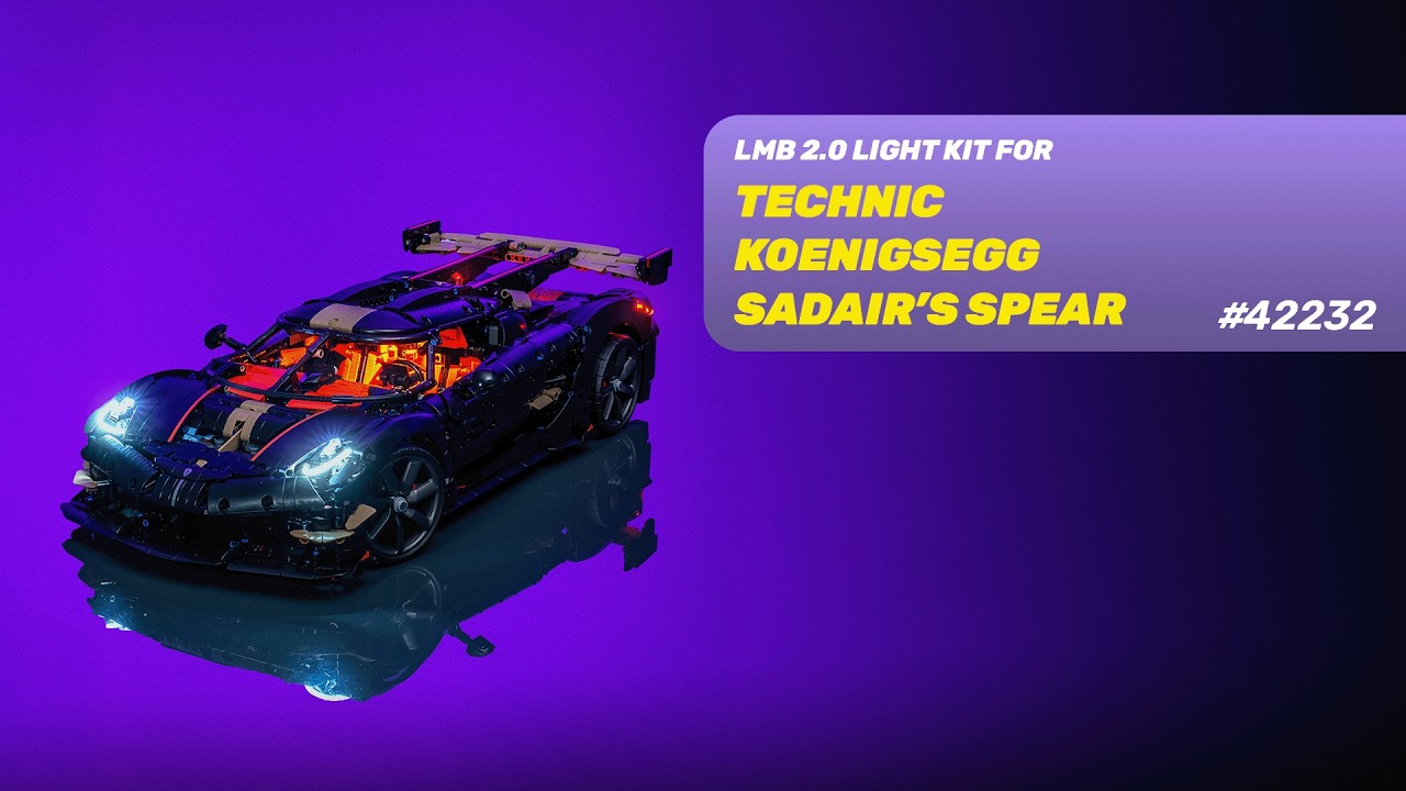 LIGHT MY BRICKS - Technic Koenigsegg Sadair&rsquo;s Spear 42232