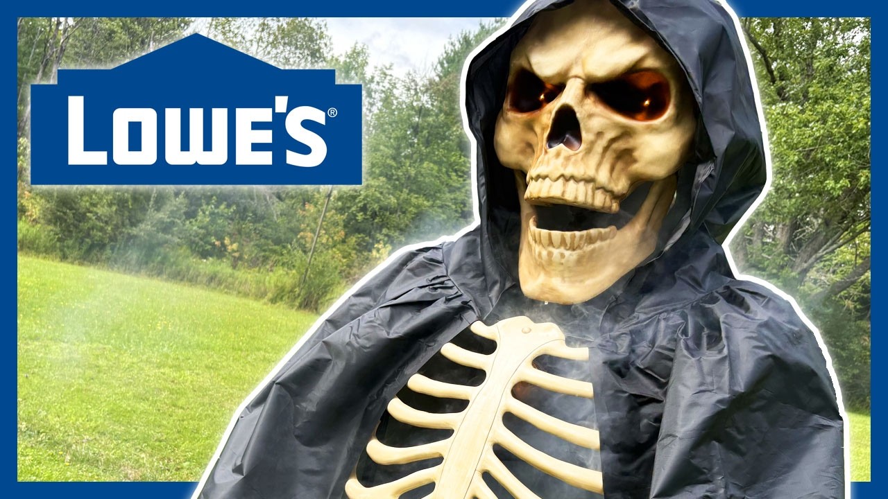РАСПАКОВКА/СБОРКА/ОБЗОР аниматроника GROUND BREAKER REAPER от Lowe's на Хэллоуин 2026!
