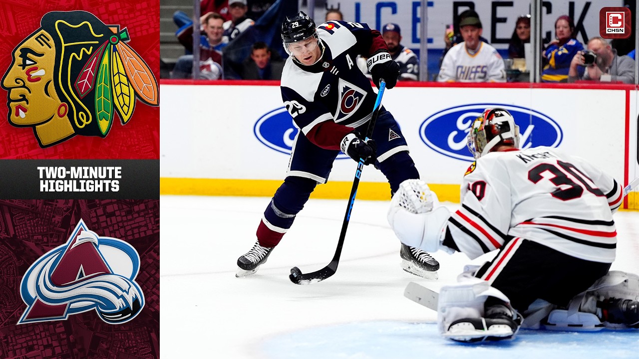 Chicago Blackhawks vs. Colorado Avalanche (2/28/26) | Game Highlights | CHSN Blackhawks