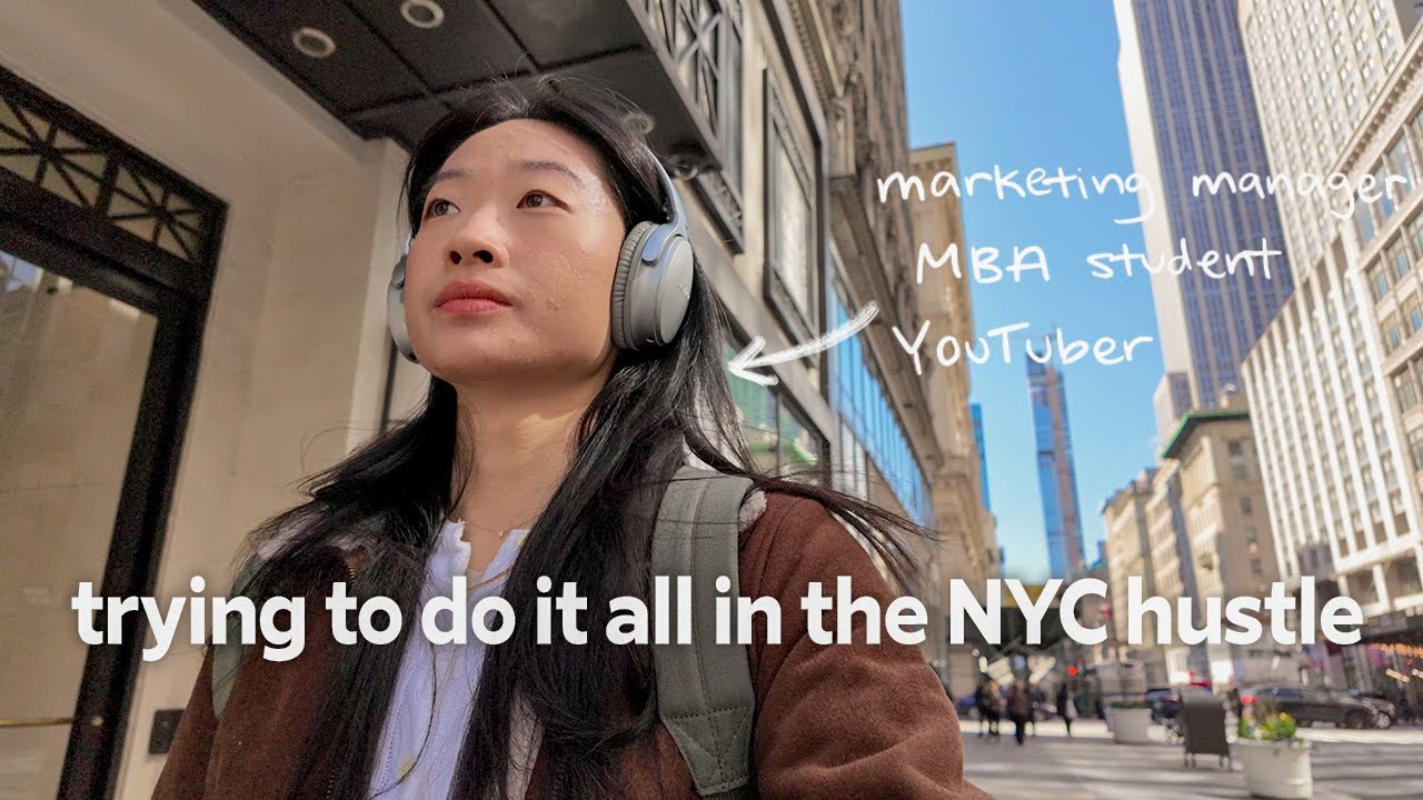 LIVING IN NYC | a realistic week in my life working 9-5 and going to MBA school
