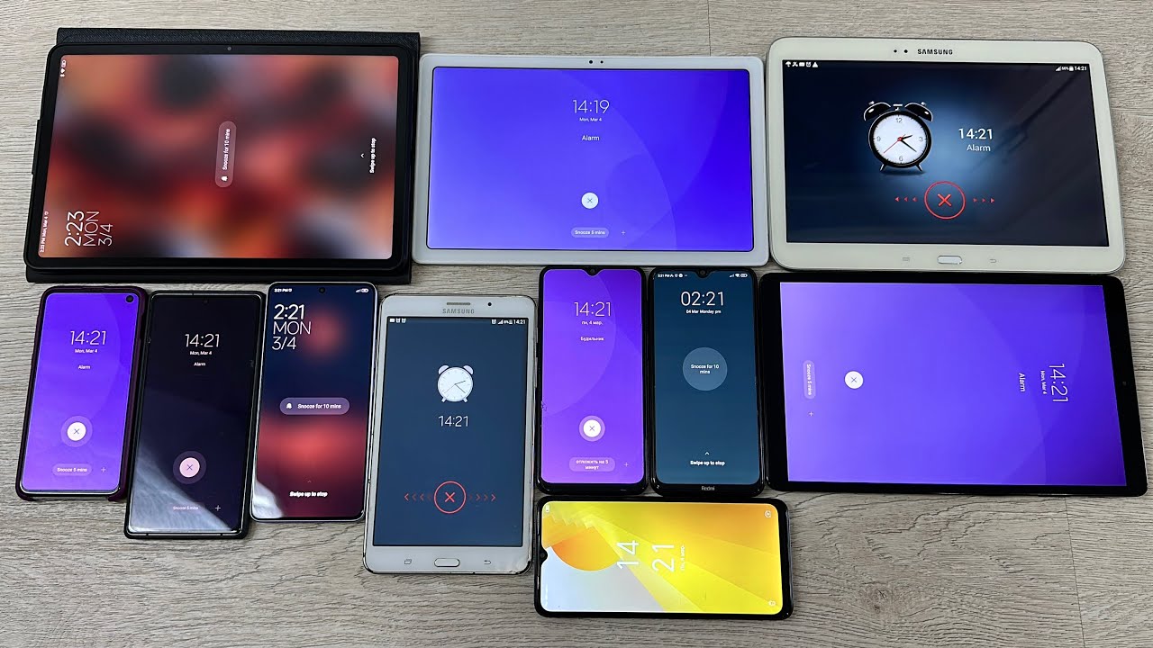 Xiaomi Pad6 New Alarm Clock Redmi Note13Pro/ Samsung S24/ Tablets Samsung Tab7 /TabA / Tab 5