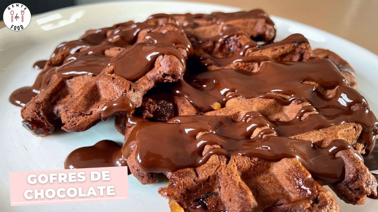 Gofres de chocolate | Receta #104 | GENTE DE FOOD