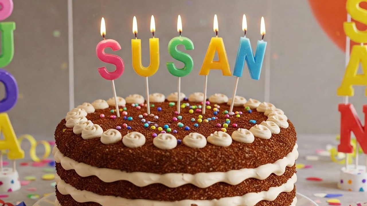 Happy birthday to you - Remix song for Susan
