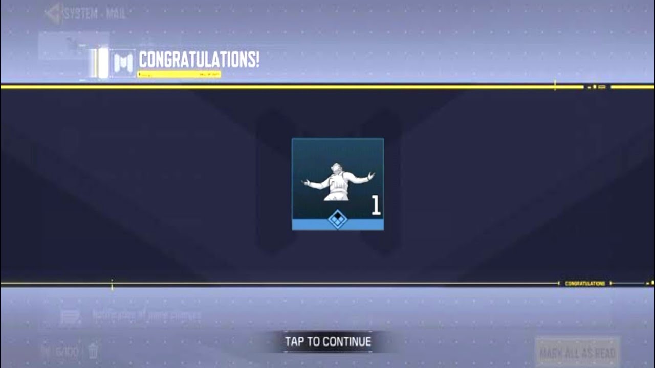Finally I Got It From Codm Let it Out Emote!