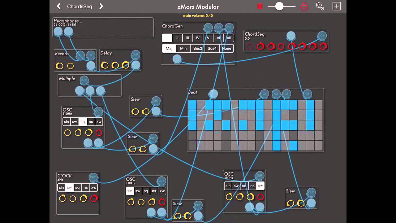 7 Minutes with an Ipad Synth - zMors Modular