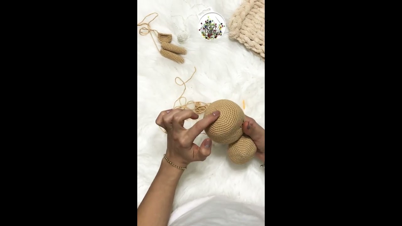 Uykucu Amour Ayıcık Yapılışı / Dikiş - Birleştirme