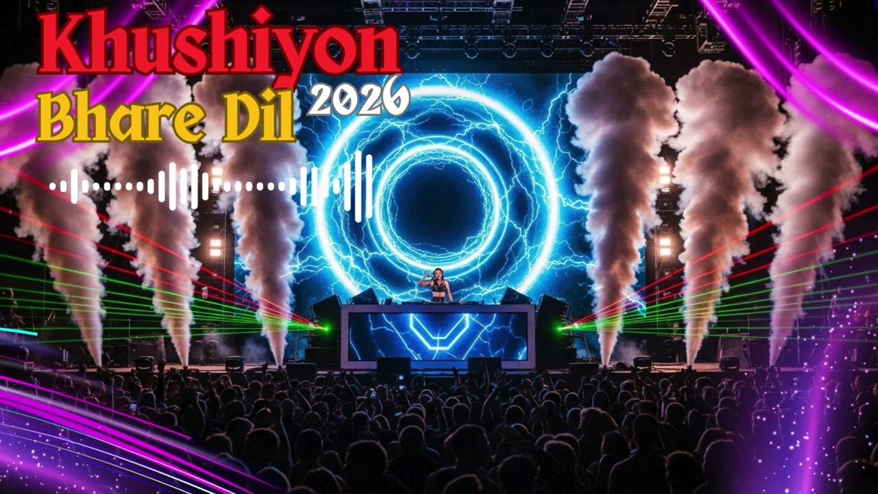 Female DJ Commands The Cosmic Stage 🌌 EDM Festival Laser Madness