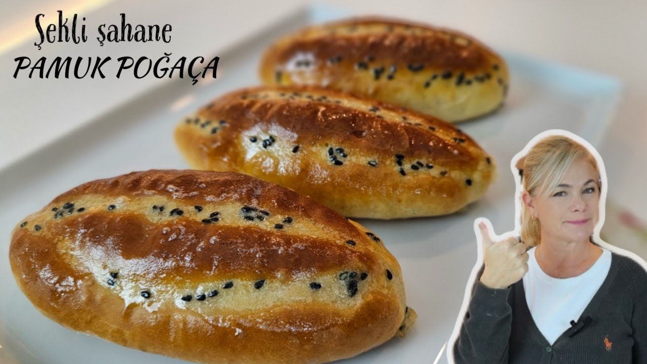 Sadece 2 yemek kaşığı tereyağ ile 1 tepsi dolusu 2 renkli pamuk poğaça