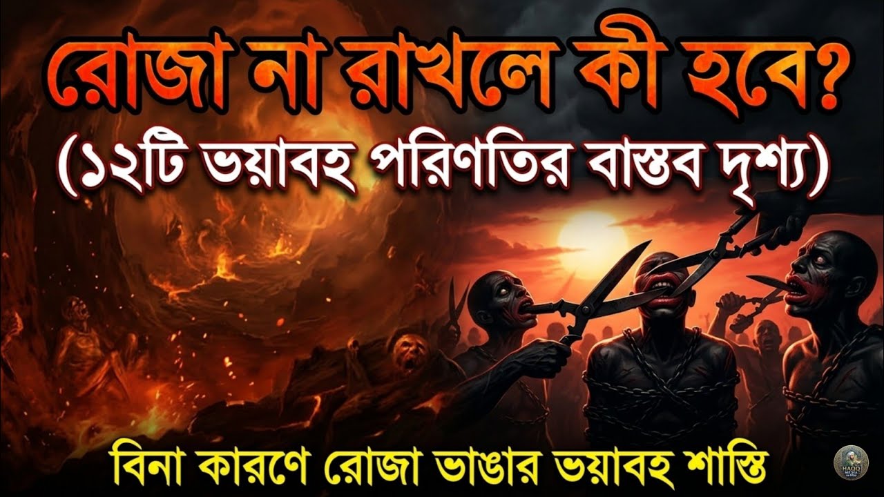 রমজানে ইচ্ছাকৃতভাবে রোজা ভাঙলে কী শাস্তি? | Terrifying Punishment of Breaking Fast