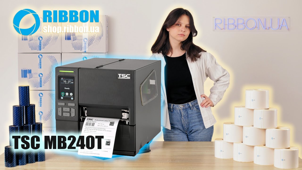 Принтер етикеток TSC MB240T. Огляд від RIBBON UA