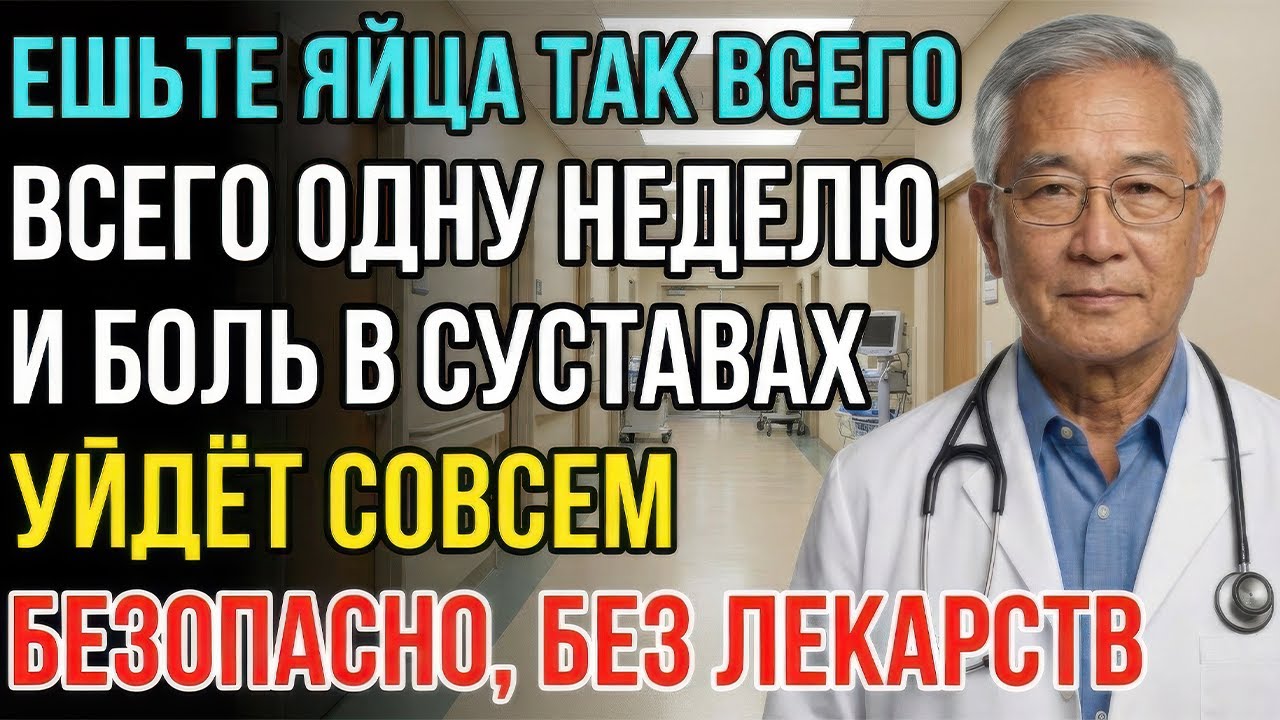 Употребление яиц «таким способом» в течение недели может избавить от 30 лет болей в суставах.