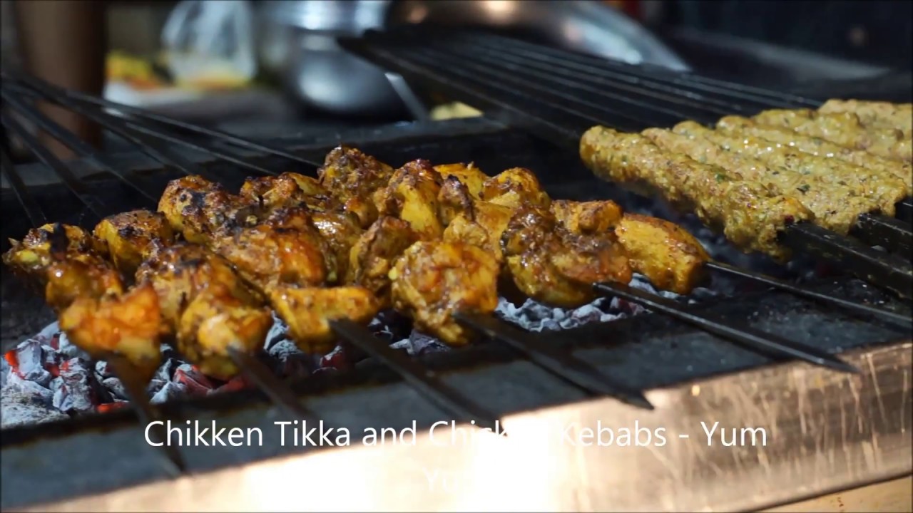 Lahore Street Food   Chicken Tikka and Chicken Kebab