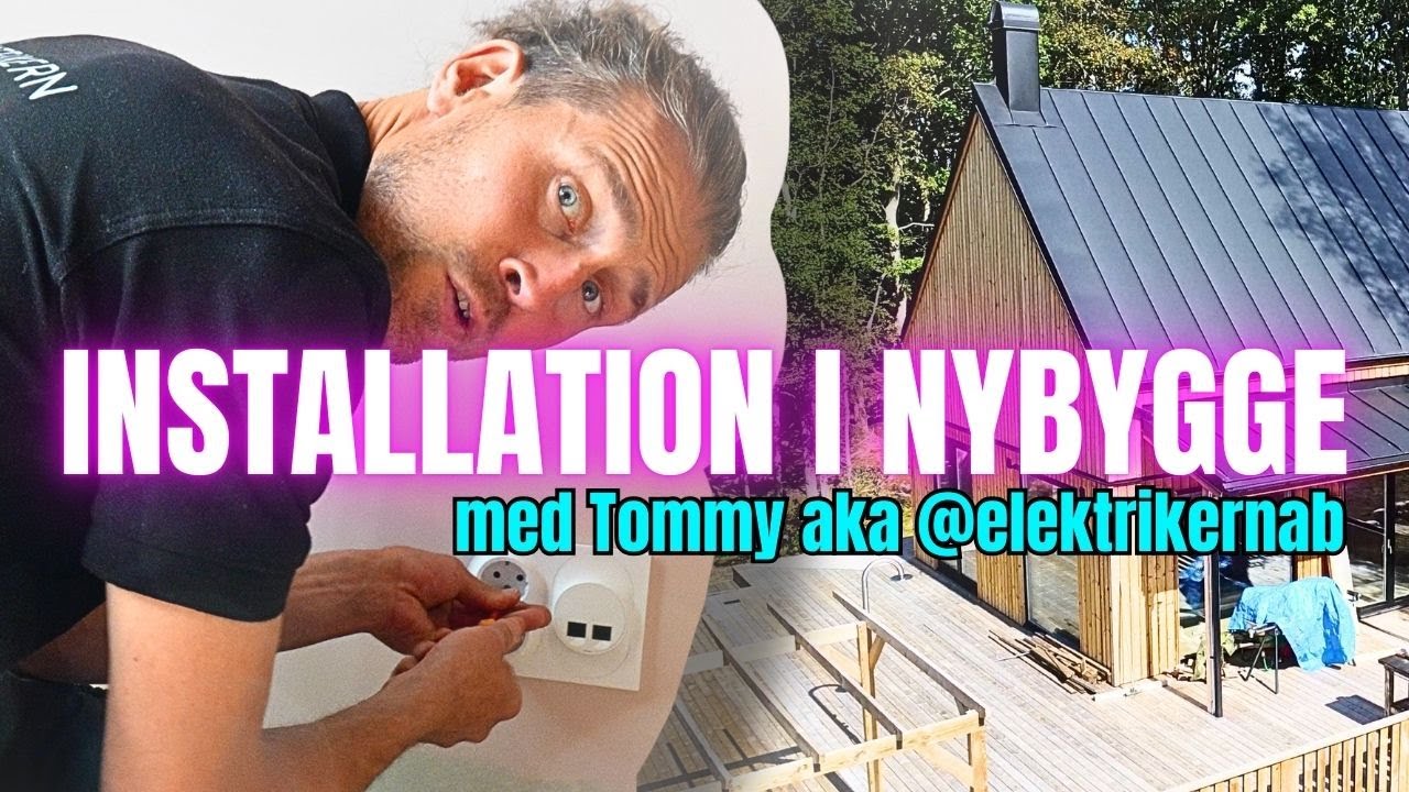 INSTALLERAR NY APPARATSERIE I NYBYGGD VILLA - Från start och nästan till mål! 😁