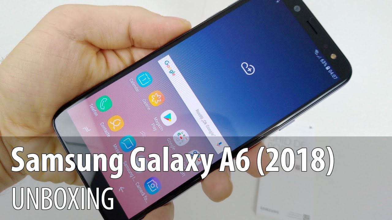 Samsung Galaxy A6 (2018) Unboxing (Midrange Infinity Display Phone)