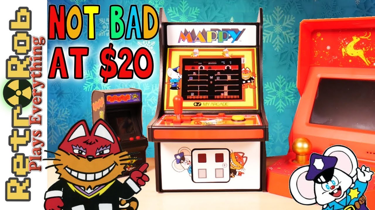 My Arcade Mappy Mini Arcade Unboxing, Gameplay and Thoughts