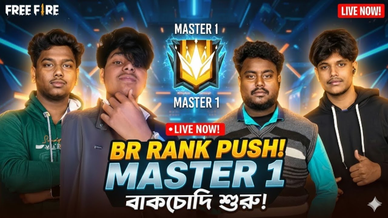 🎮Free Fire Master 1BR Rank Push 🔥(#lukeFFgaming #sbxplay #wbatanu