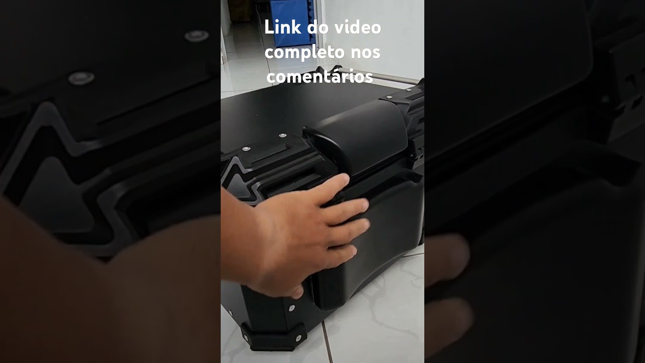 Baú alumínio 45l 36l bauleto top case universal , xtz , factor, titam etc