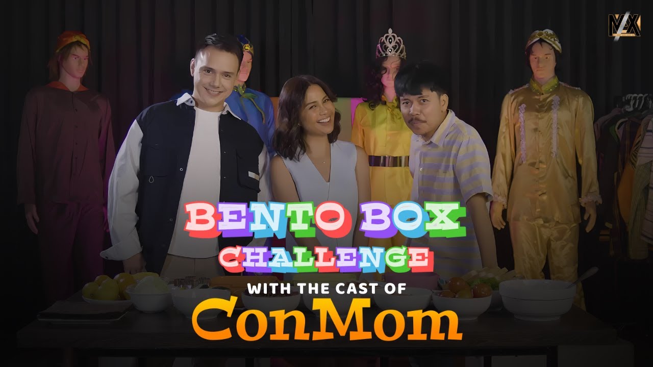 BENTO BOX CHALLENGE with the cast of ConMom | KAYE ABAD | PATRICK GARCIA | EMPOY