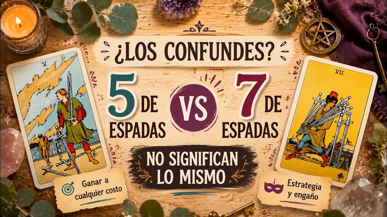 Diferencias entre el 5 de espadas y el 7 de espadas. Ganar a cualquier costo y estrategia engaño.