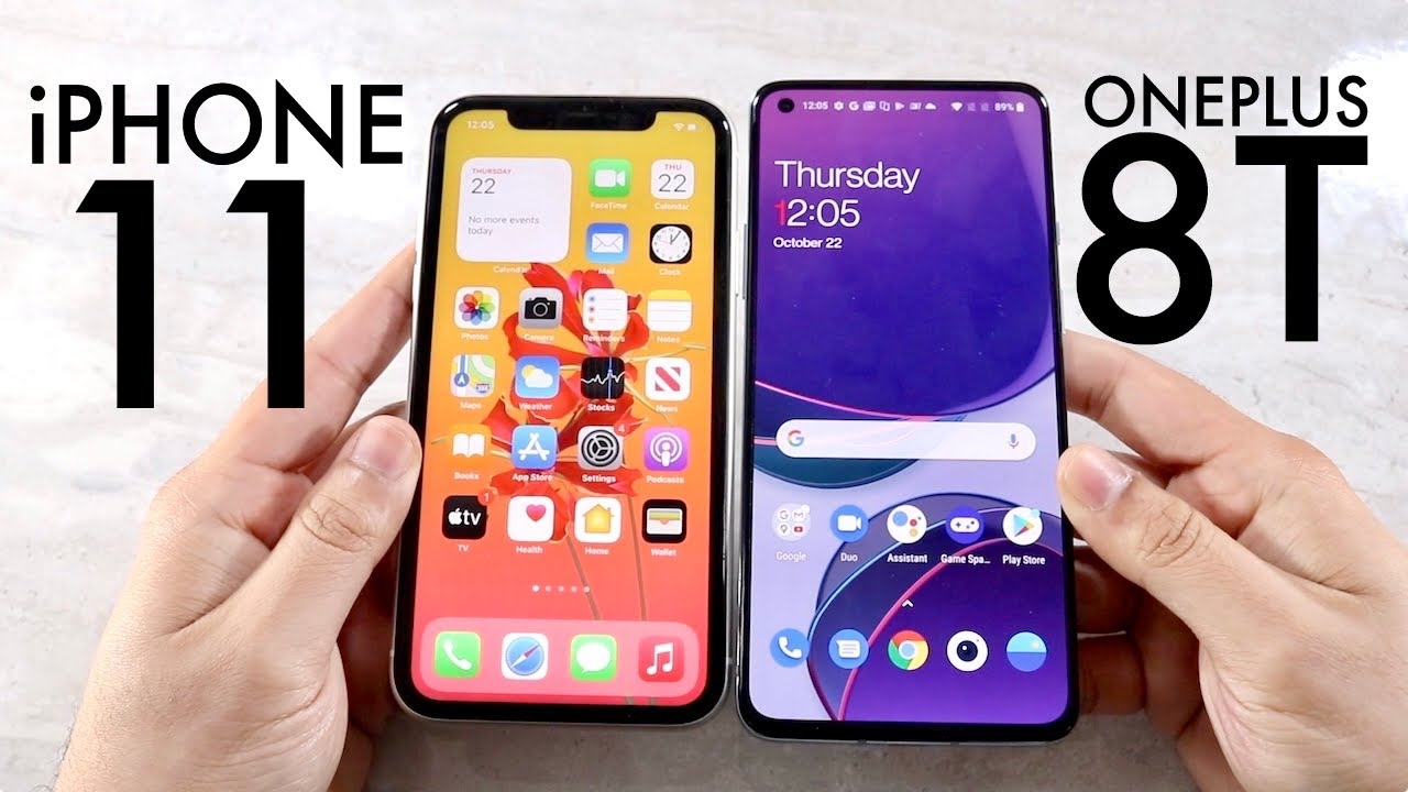 OnePlus 8T Vs iPhone 11! (Comparison) (Review)