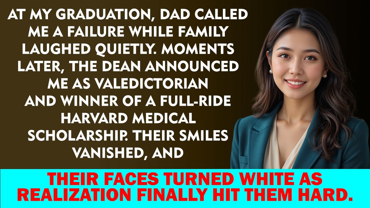 At My Graduation, Dad Whispered “Finally Done Wasting My Money” — Then the Dean Called Me
