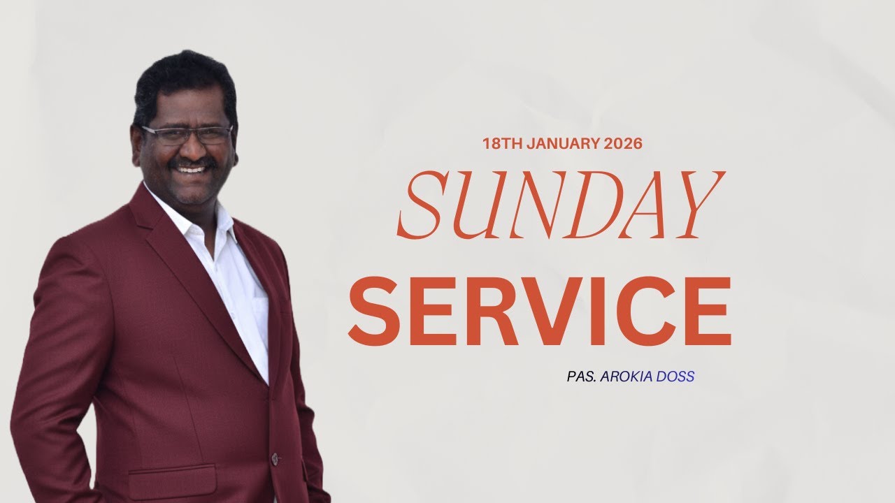 ஞாயிறு ஆராதனை || 18.01.2026 || Pas. Arokia Doss || @agchurcht.kallupatti​