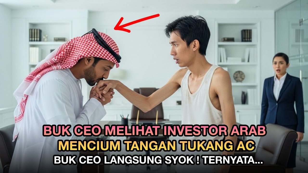 Investor Arab Cium Tangan Tukang AC, Buk CEO Langsung Syok! Ternyata….