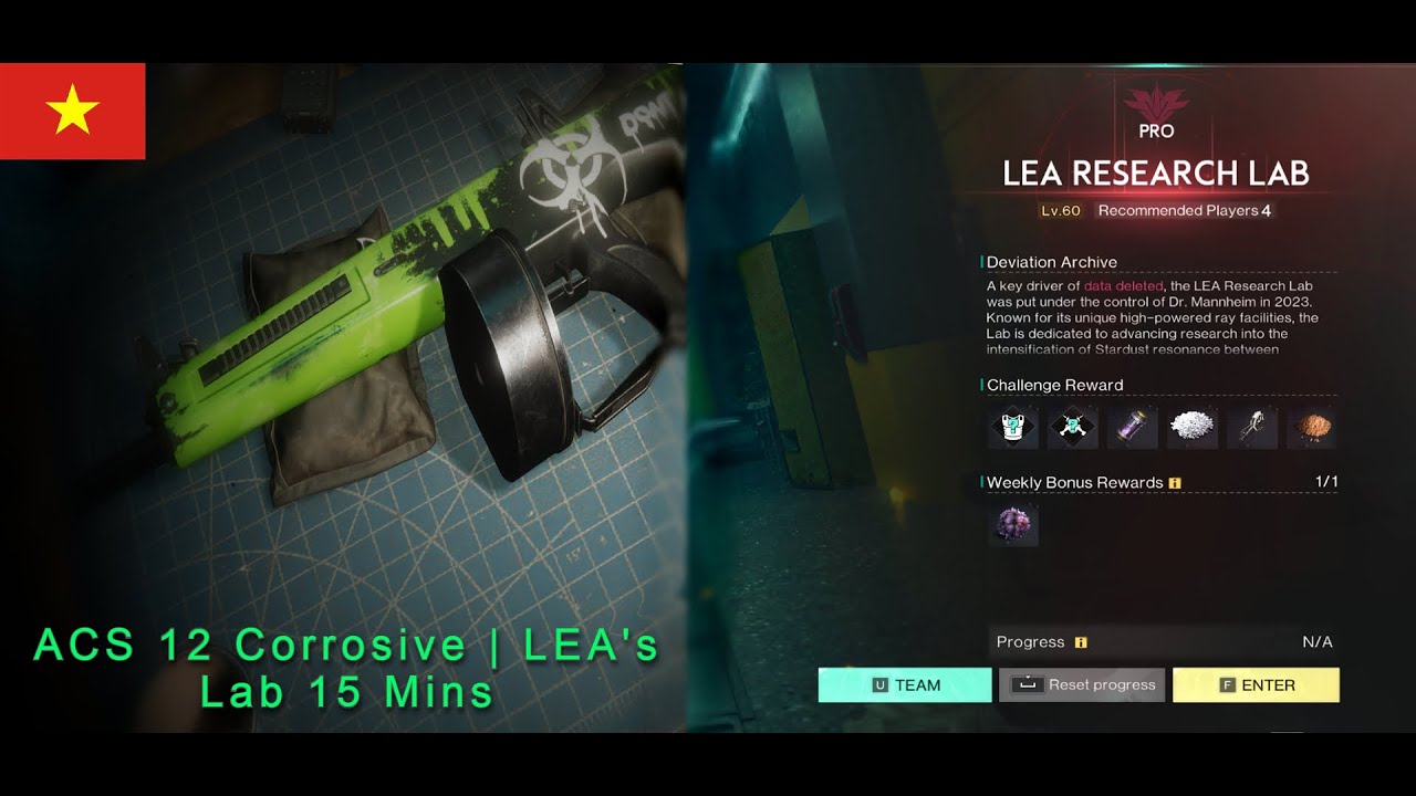 Once Human - Lea's Lab Solo - ACS 12 Corrosion | 15mins (Season 1 - Before Nerf)