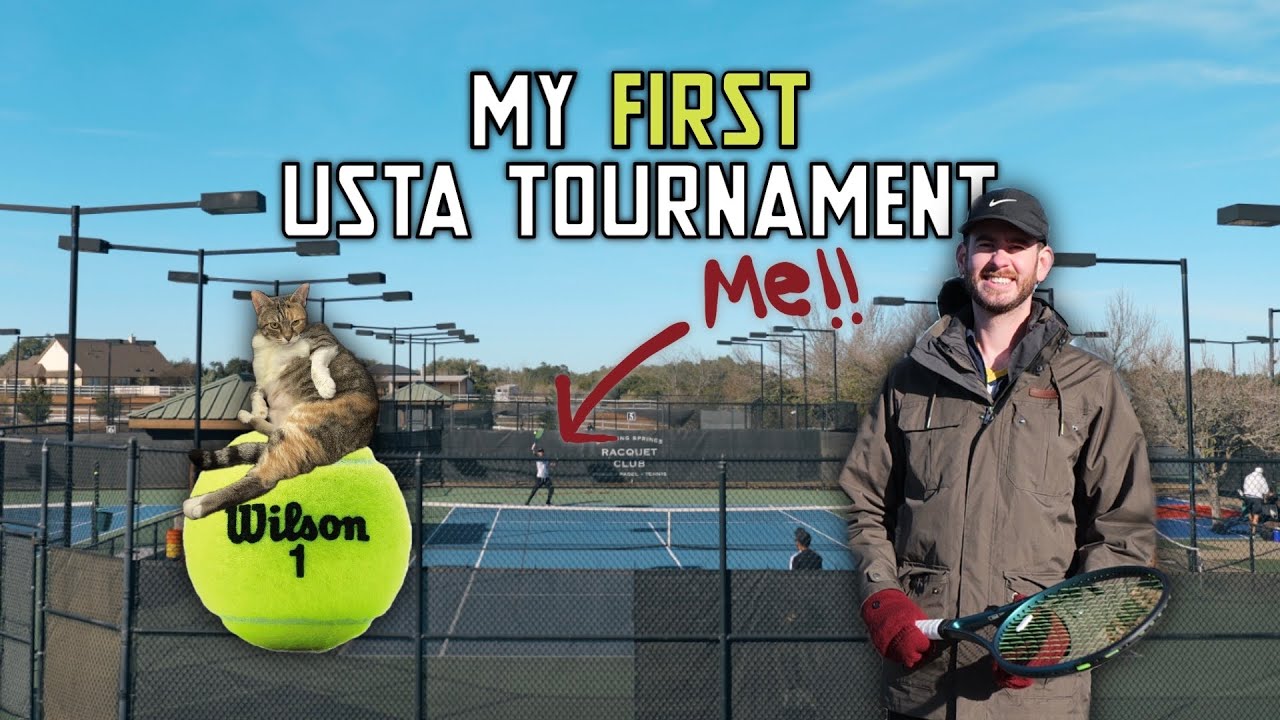 Pickleball Player's First USTA Tennis Tournament | 3.0 USTA Men’s Singles