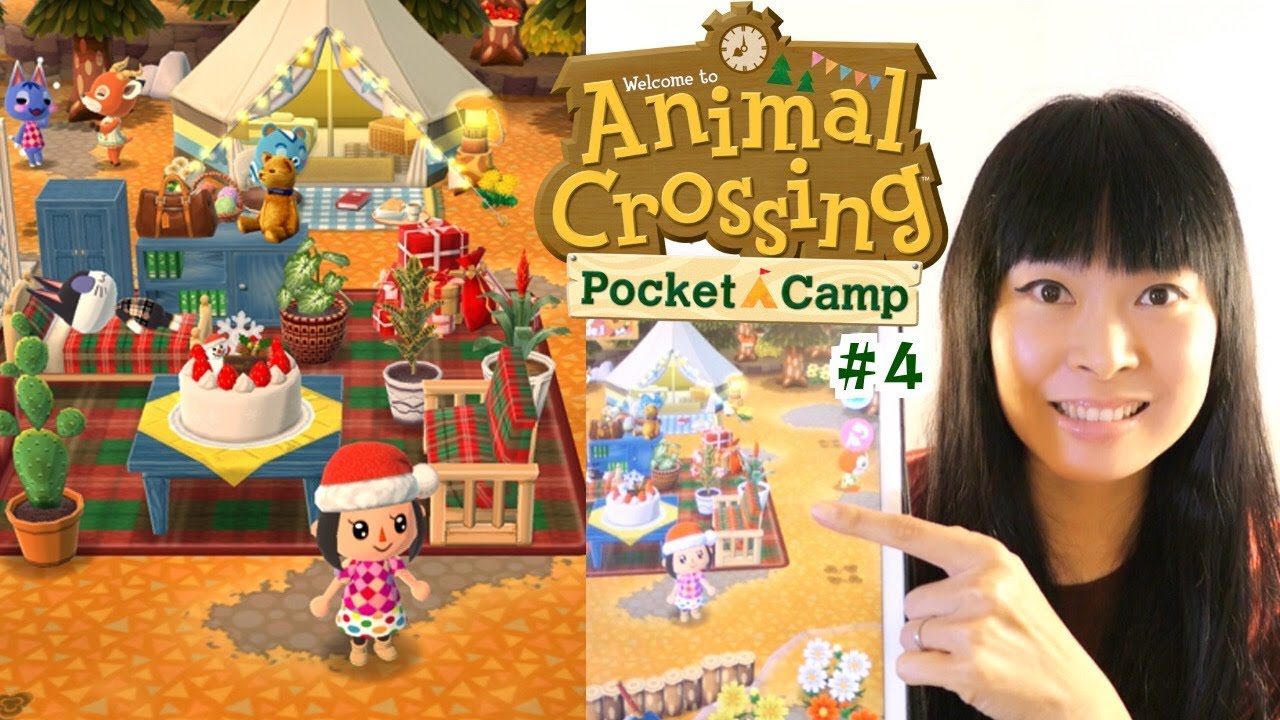 Animal Crossing Pocket Camp #4 | C’est Noël ! Événement temporaire Fêtes, sapin, fraisier, bonnet
