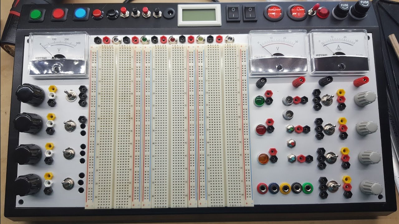 PROTOBOARD PARA DISEÑO DE CIRCUITOS USADO COMO ENTRENADOR ELECTRONICO.