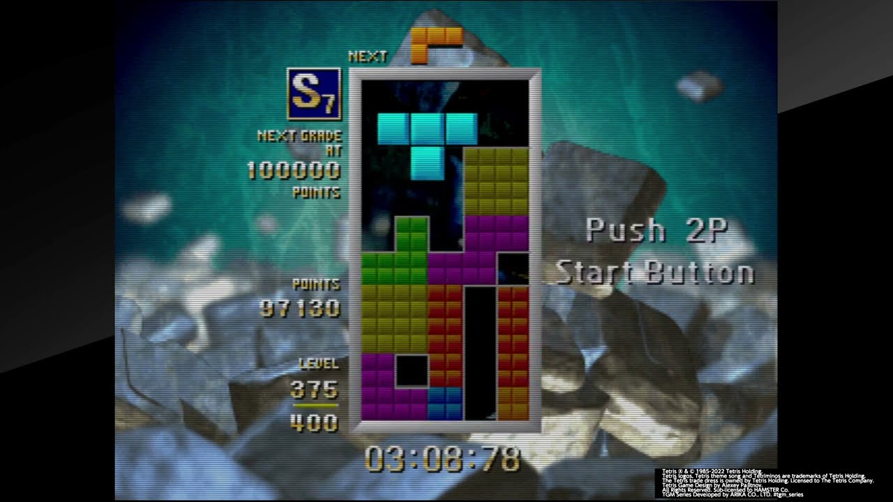 Tetris: The Grand Master - 20G Big Mode GM @ 8:35.63