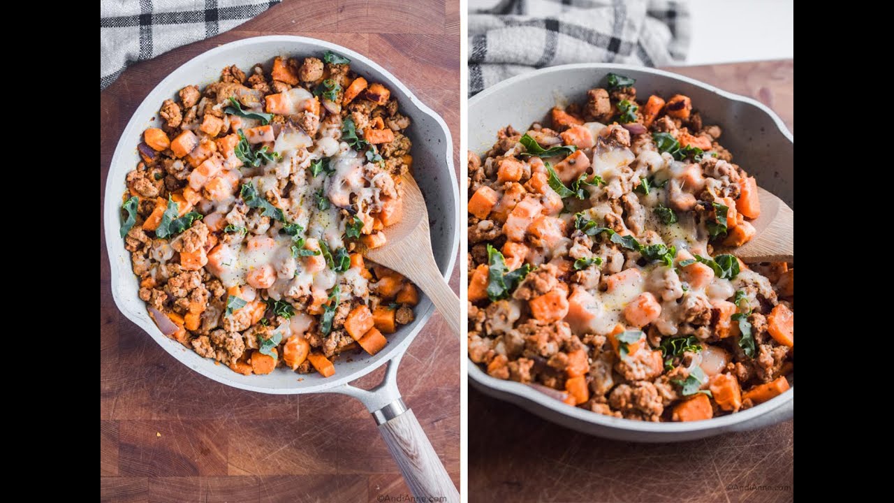 Ground Turkey Sweet Potato Skillet Recipe