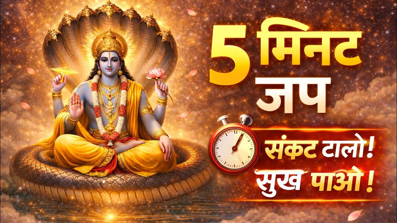 Om Namo Bhagavate Vasudevaya Mantra | Powerful Vishnu Chanting for Peace ॐ नमो भगवते वासुदेवाय 🙏✨