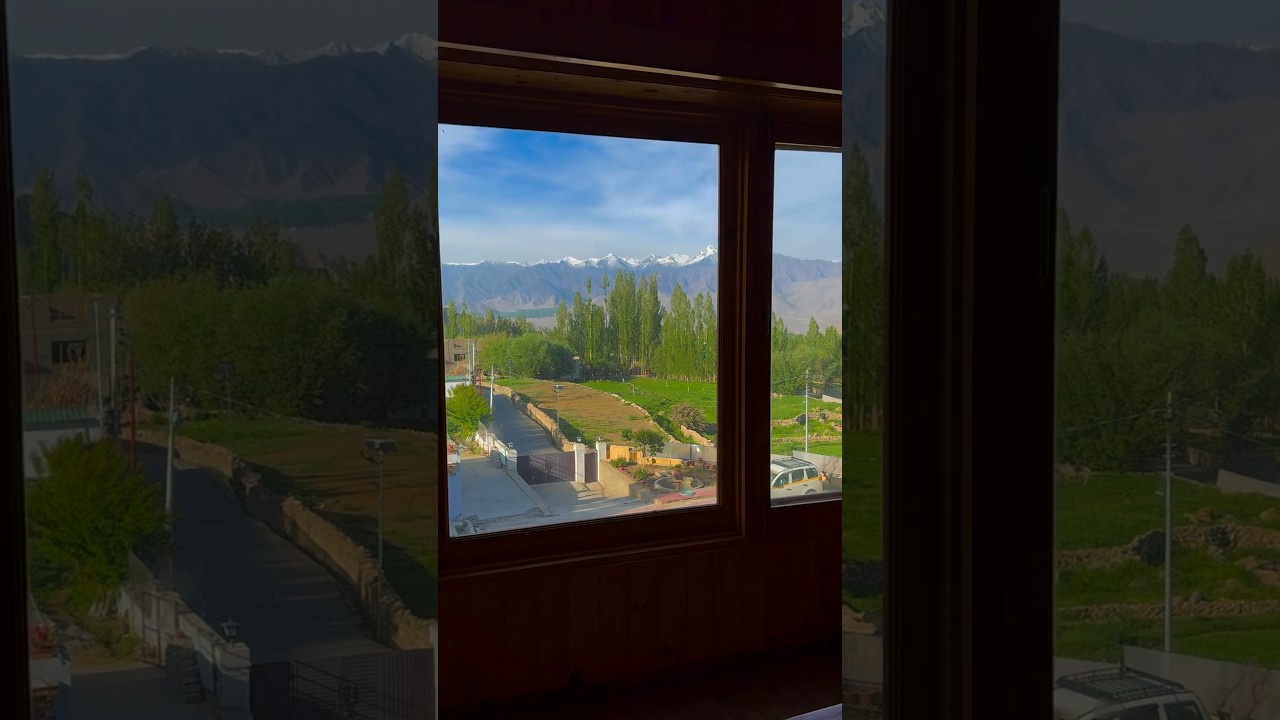 Ladakh view From the Hotel Window