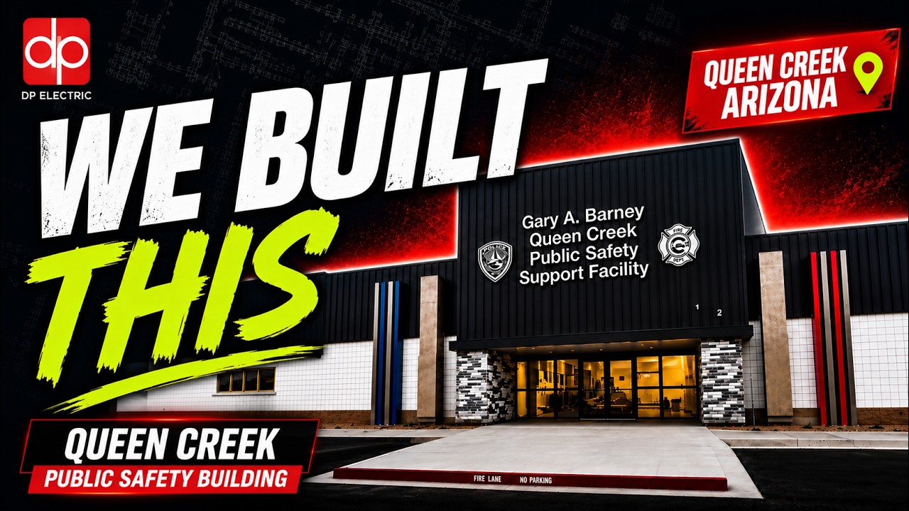 DP Electric | Queen Creek public safety support facility  - Project Recap