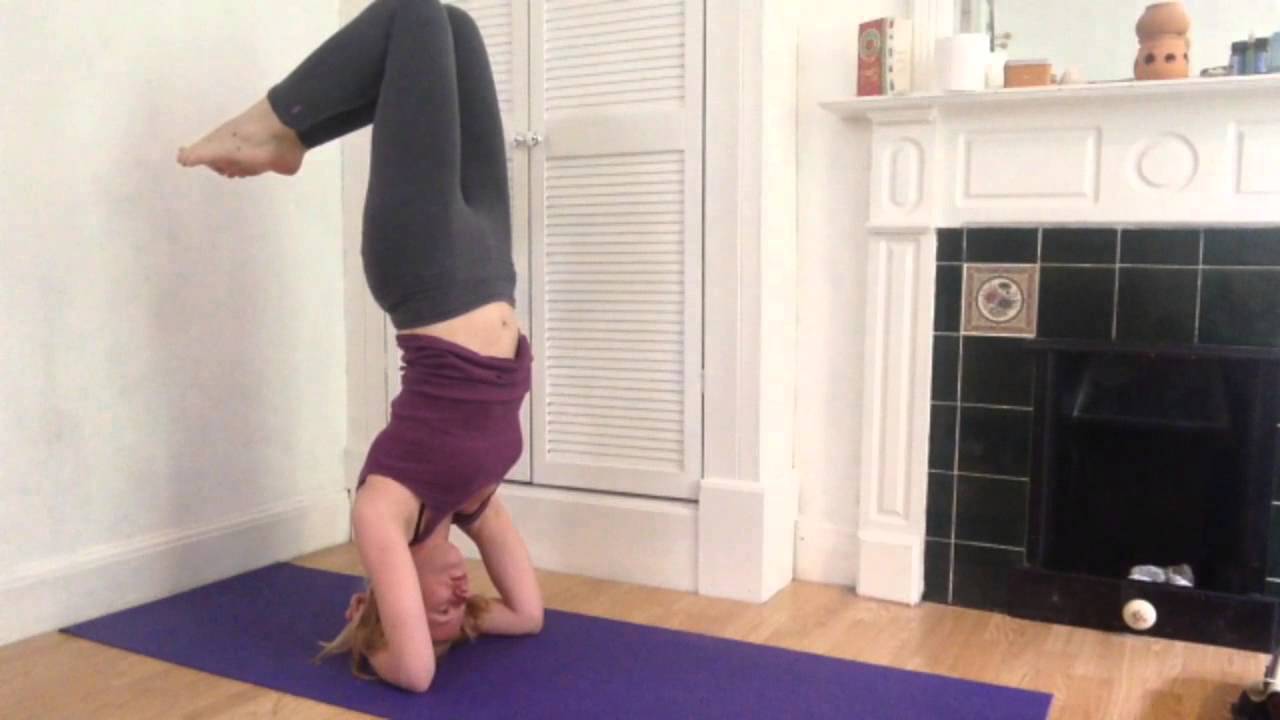 Headstand to Scorpion